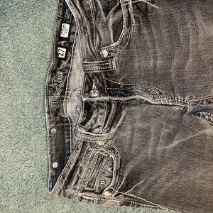 Miss Me Black Flare & Wide Leg Jeans